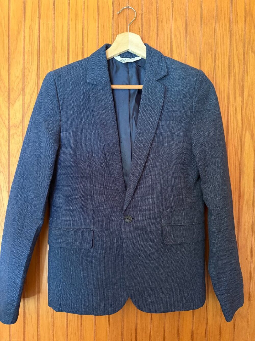 H&M Boys Navy Blue Blazer Size 12–13Y